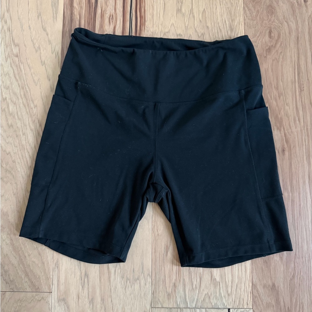 Danskin Classic Black Sports Biker Shorts